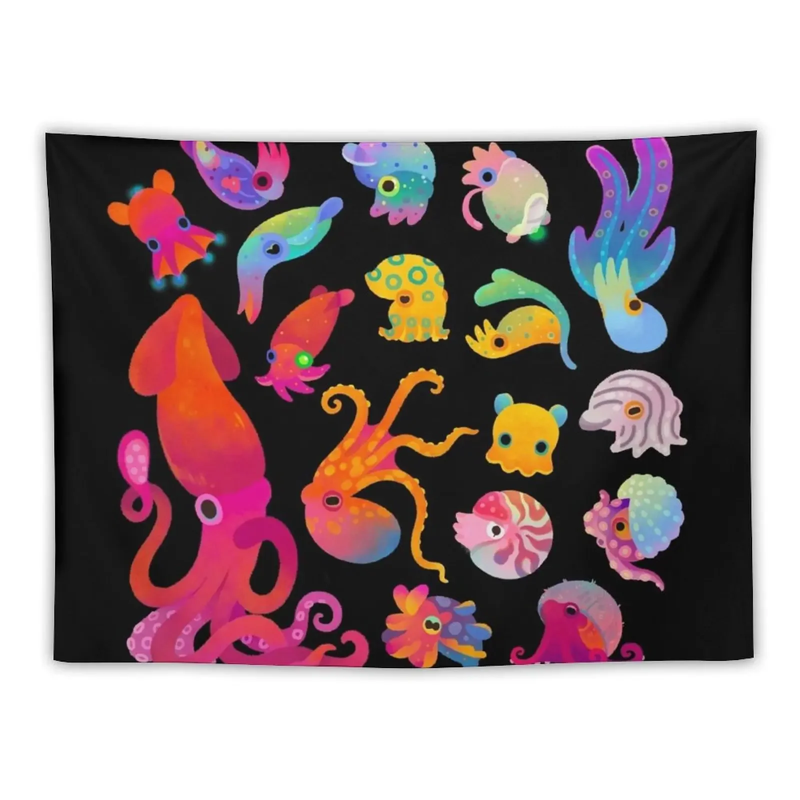 Cephalopod Tapestry Bedrooms Decor Cute Decor Living Room Decoration Tapestry