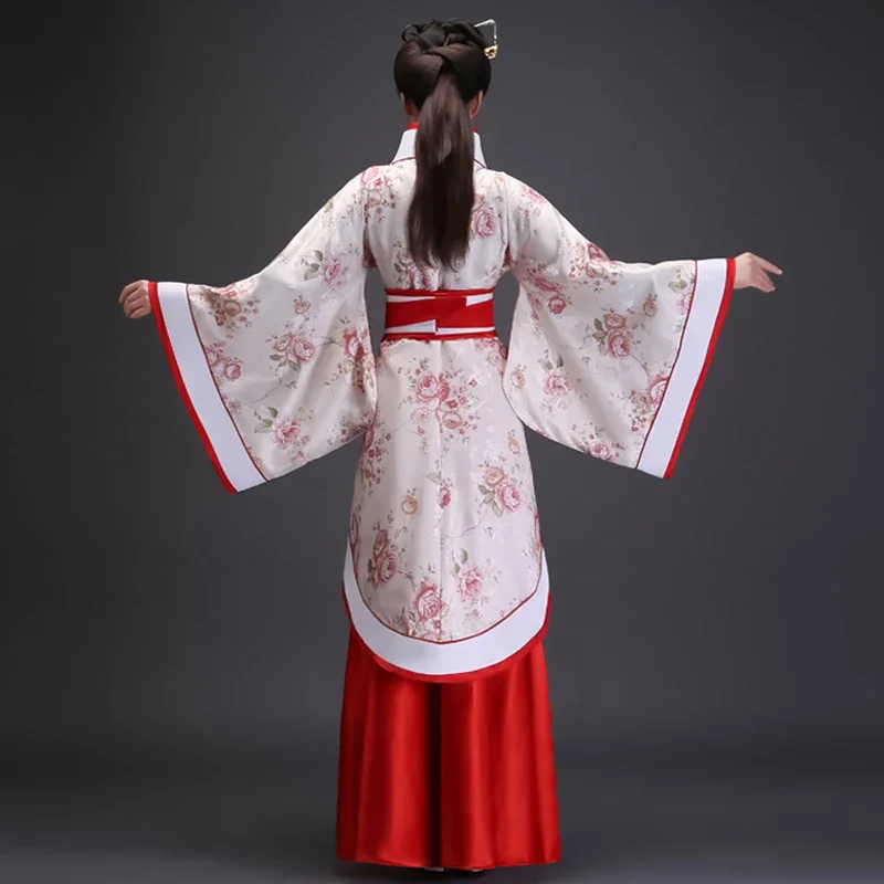 Trajes tradicionais chineses para mulheres, vestido de dança de palco, terno tang, hanfu, cheongsam feminino, ano novo, performance adulta