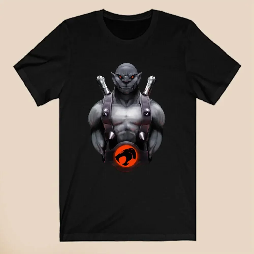 Thundercats Panthro Men's Black T-Shirt Size S-5XL