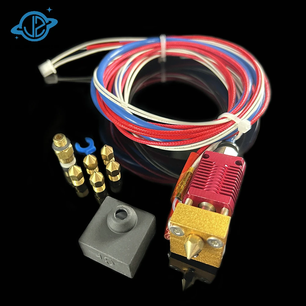 

LS-3D Printer Parts Ender-3 v2 Hotend kit 0.4/1.75mm Nozzle J-Head With 24V Heater Thermistor For Ender-3/Ender 3 v2 3D Printer