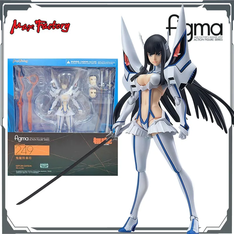 Max Factory Oryginalna Figurka Figma Kiryuin Satsuki 155mm Anime Figurki Akcji Zabawki dla Chłopców Prezent na Boże Narodzenie Kolekcjonerski Model Ozdoby
