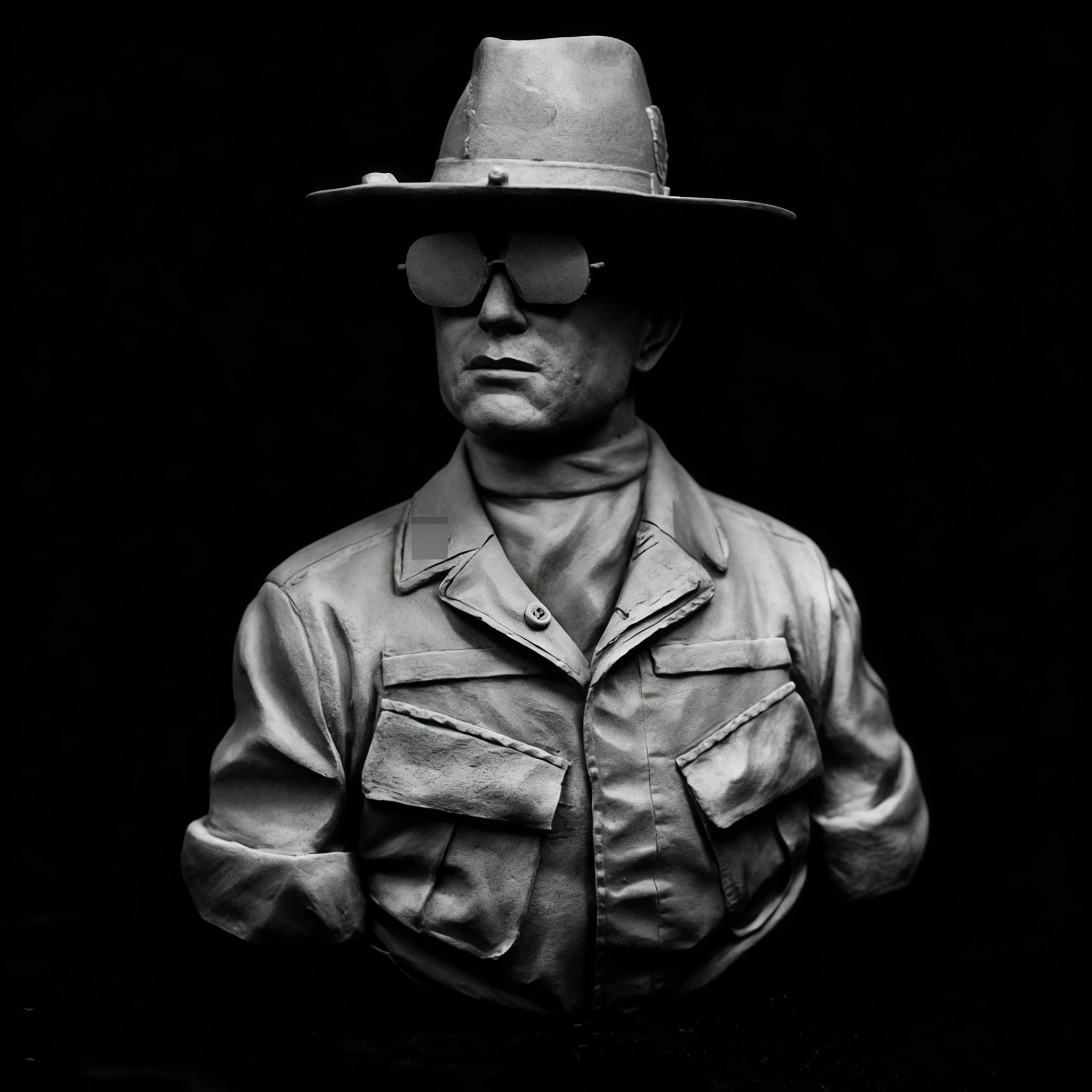 

Комплект для сборки модели из литья смолы 1/10, GK, полимерный американский солдат-сержант Major, неокрашенный