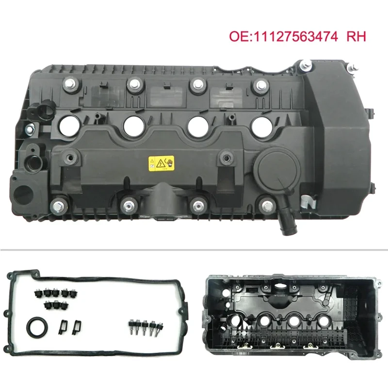 

Engine Cylinder Head Rocker Valve Cover With Gasket & Hardware For BMW 545I 550I 650I 750I / X5 4.4I