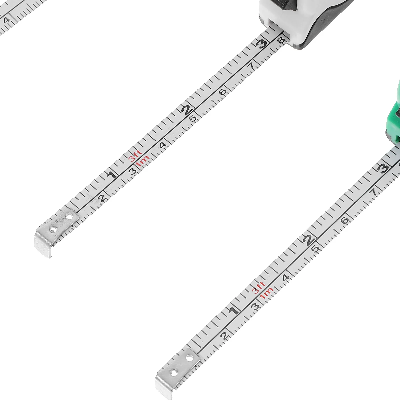 4pcs Mini Retractable Tape Measure Keychain Set Compact Metric Inch Portable Measuring Tool For Automatic Snap Durable