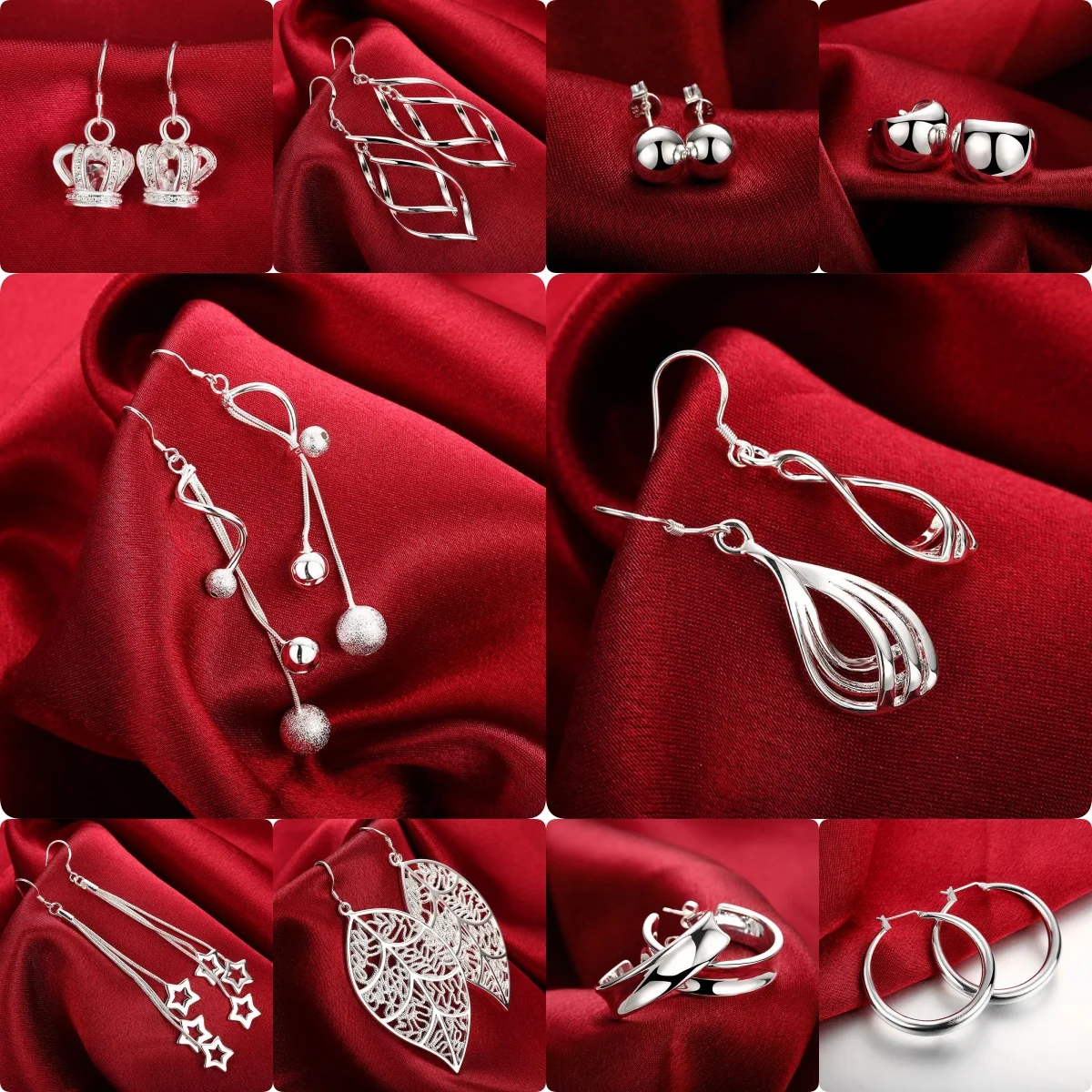 Special offer 925 Sterling Silver original Simple Round Circle Earrings For Woman Fashion Wedding accessories Wholesale Jewelry