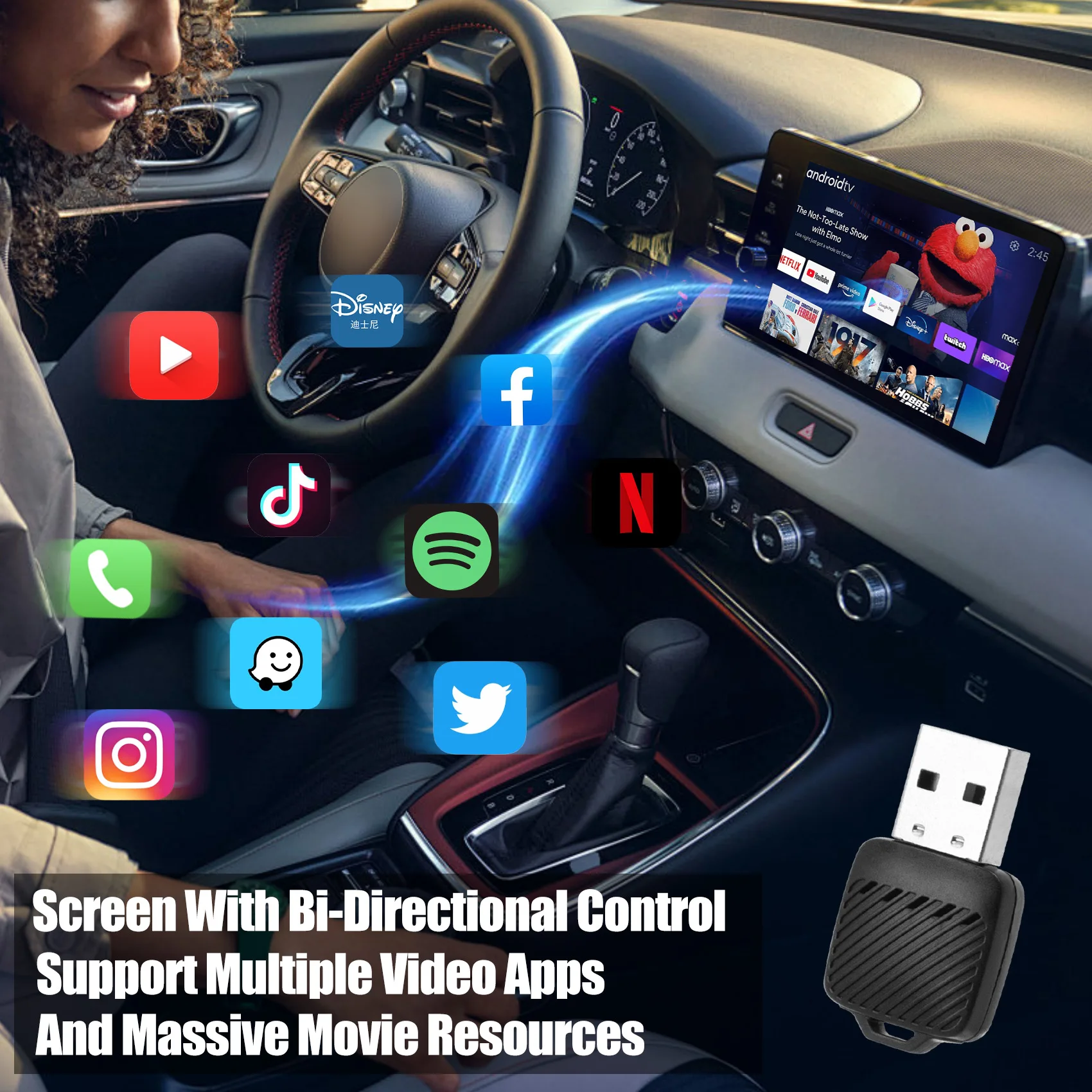 Рисунок 2 - Мини-коробка CarPlay для Audi Mercedes