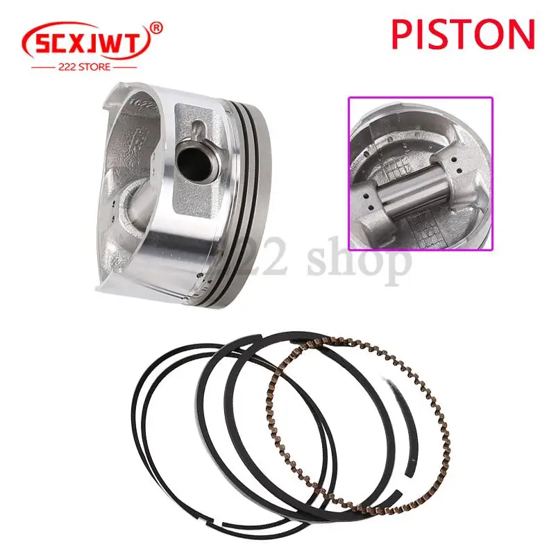 

Stable quality Gy6 180cc piston, one set, suitable for GN125 GS125 motorcycle piston accessories