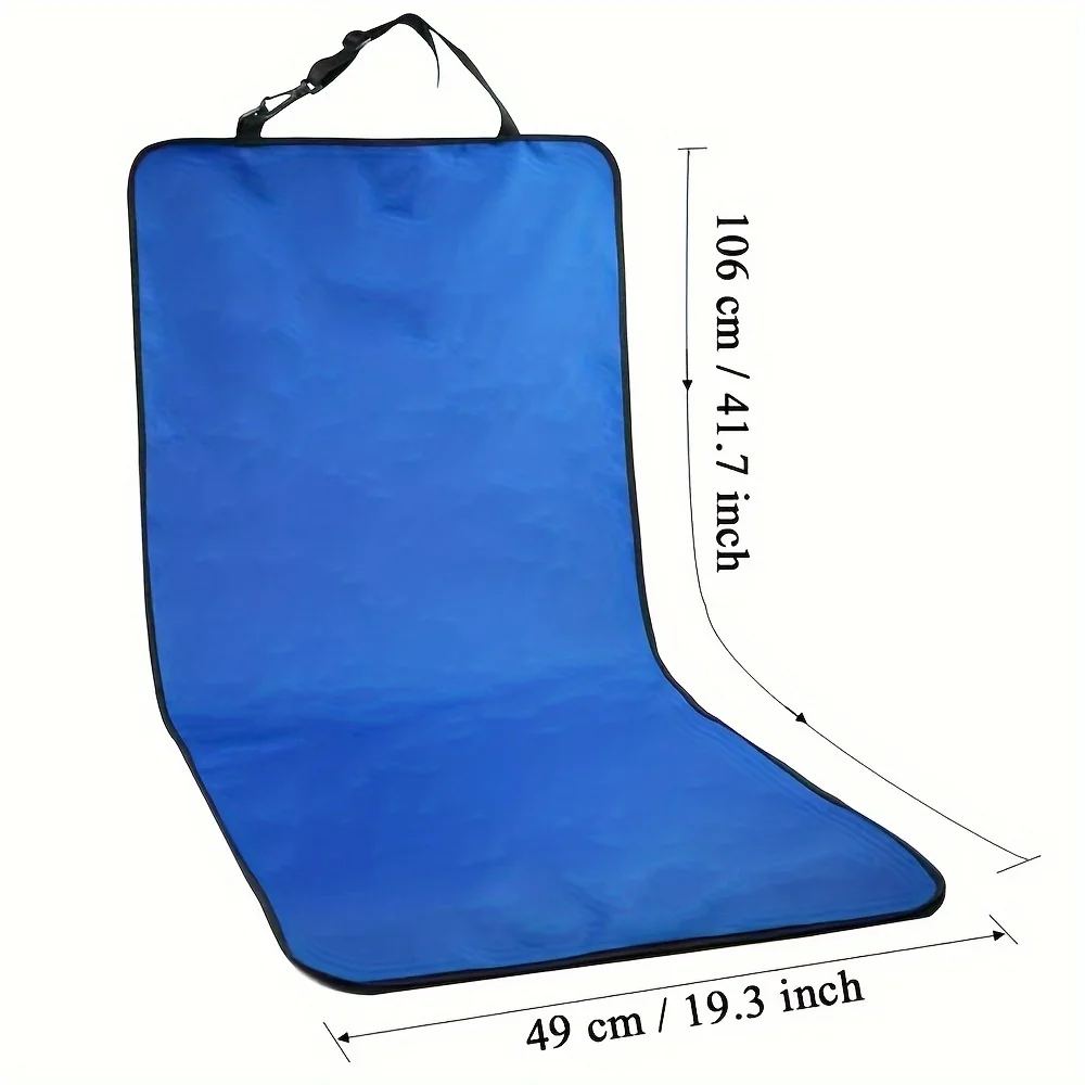 Capa de Assento de Carro Impermeável para Animais de Estimação, Protetor de Assento Traseiro Antiderrapante para Cães e Gatos, Tapete Lavável para Car