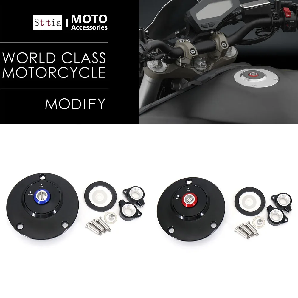 

For Yamaha MT-09 TRACER 2013-2017 2016 2015 MT09 Tracer New MT 09 Fuel Tank Motorcycle Cap Gas Fuel Tank Caps Cover Accessories