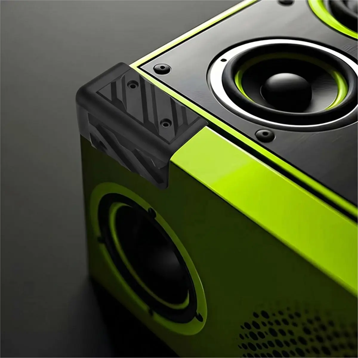 Promotion 12Pcs Speaker Corner Protectors Plastic Guard Cabinet Edge Covers for Audio Equipment Amplifier Speaker Box
