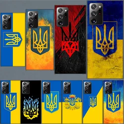 Ukraine Flag TPU Case for Samsung A55 A35 A25 A15 A05S Note 20 Ultra 10 Lite 9 8 M52 M51 M32 M31 M21 J8 J6 J4 Phone Cover TPU