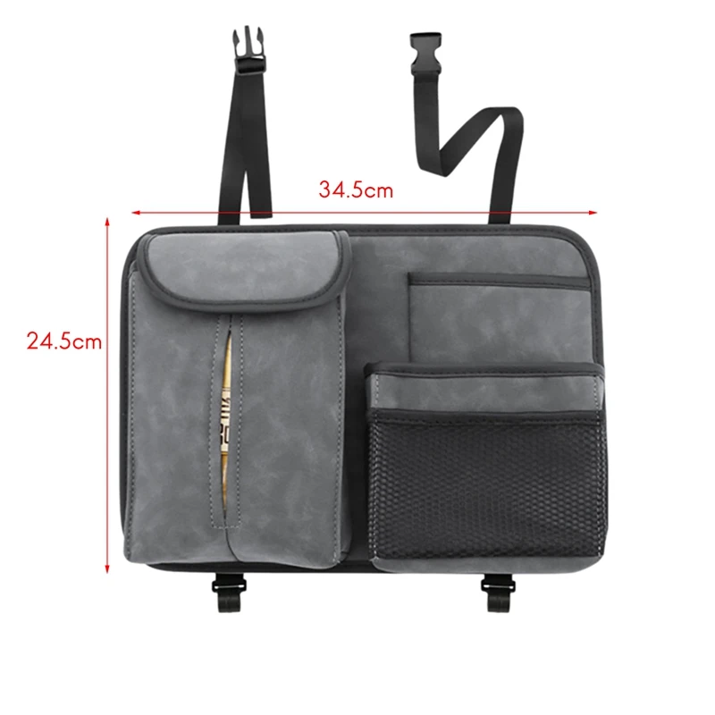 Car Seat Back Multi-Pocket Pack Bag Hanging Organizer Collector Storage Box Car Interior Accessories