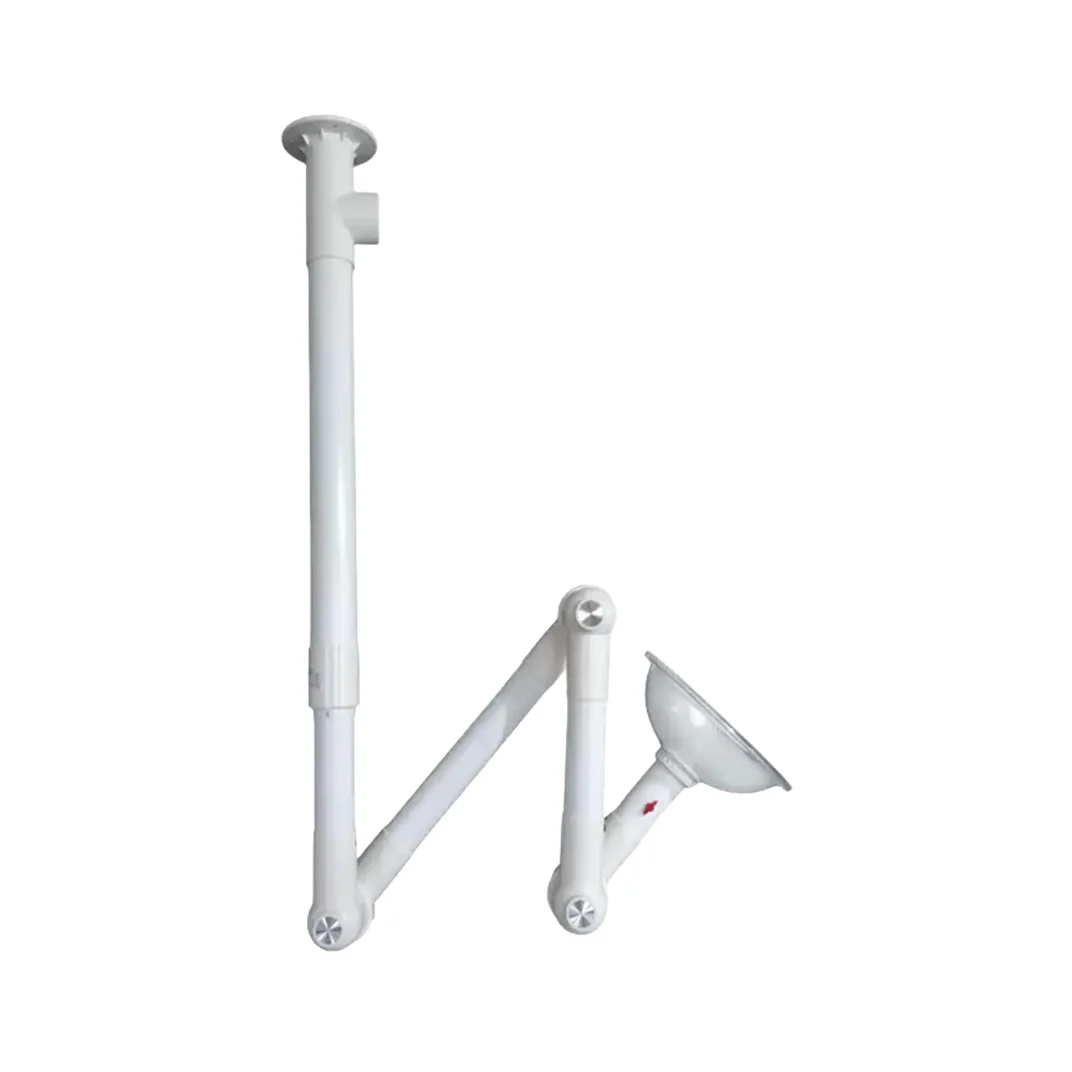 

Безопасный лабораторный фитинг из полипропилена с тремя шарнирными потолочными рычагами