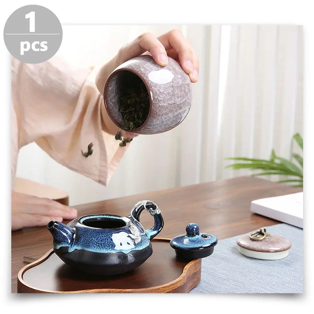 

Premium Ceramic Storage Jar Ice Crack Design for Dip Powder Tray Tea Jar Manicure Tool Candy Container Jewelry Organizer Multi