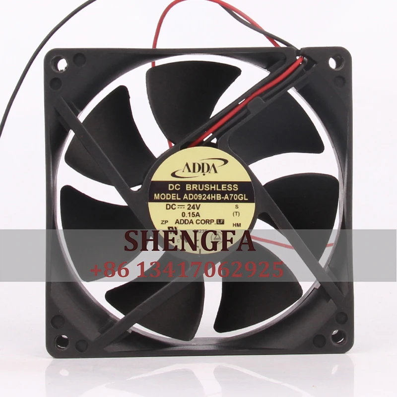 ADDA AD0924HB-A70GL Case Cooling Fan  DC24V 0.15A 9CM 92X92X25mm 9225 Variable Frequency Axial Flow Centrifugal Exhaust