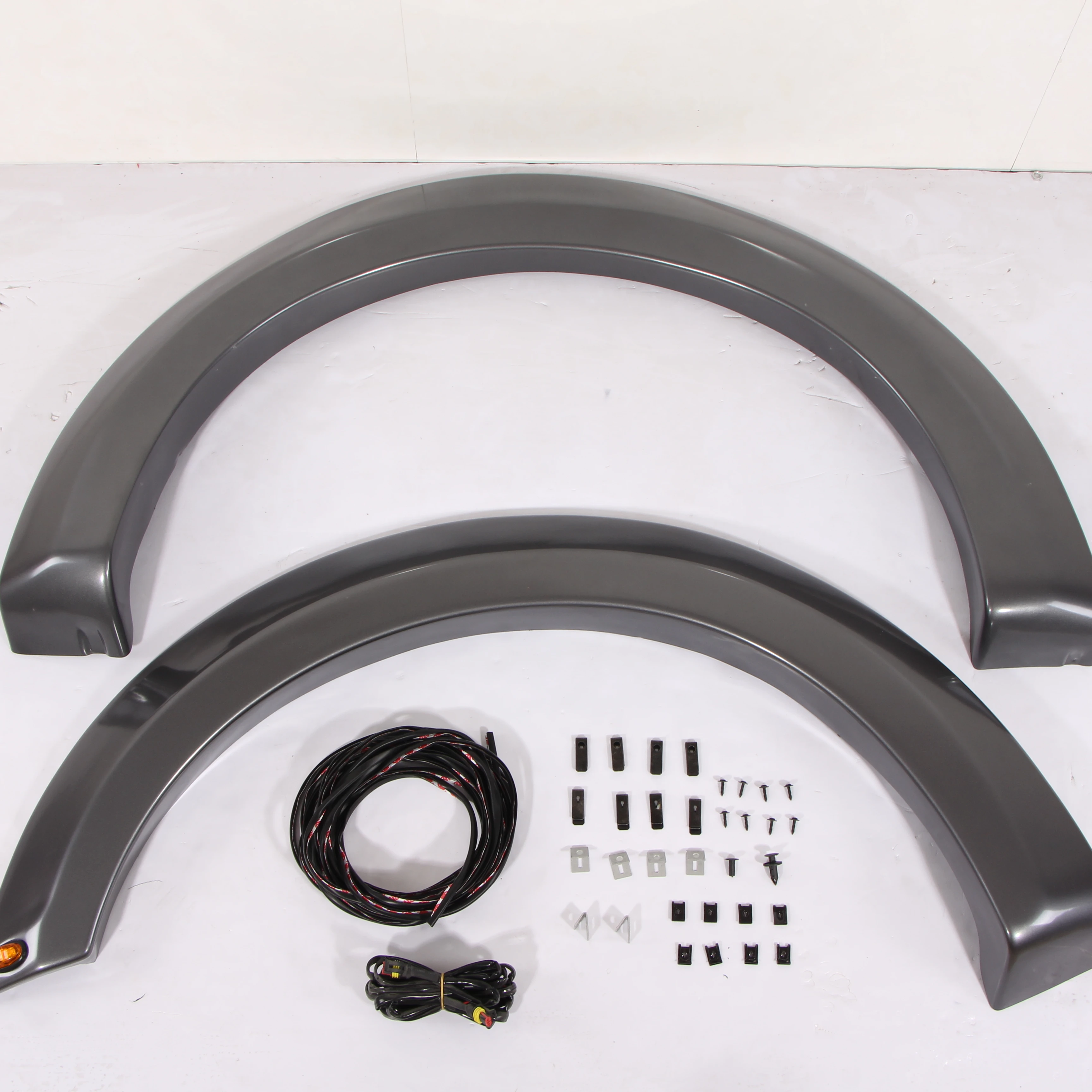 

2015 2016 2017 Fender Flares Matte Black with Light for Ford F150 Fit For F150
