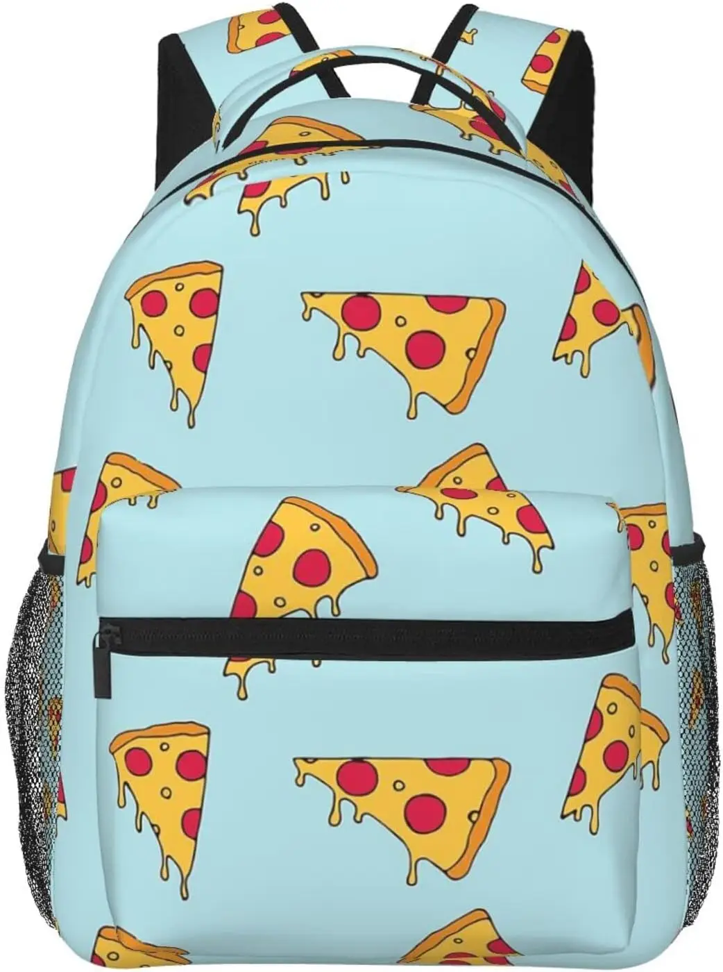 Pizza Slice Pattern Stylish Casual Backpack Purse For Women Personalized Laptop Backpacks With Multiple Pockets Computer Daypack