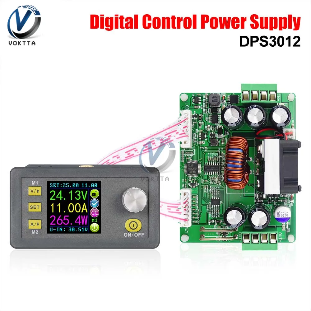 DPS3012 5020 Power Supply 32V 12A Constant Voltage Current Buck Programmable Power Module Buck Converter Digital LCD Voltmeter
