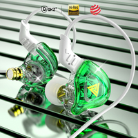 QKZ AK6-DMX Super Bass Earphone HiFi Stereo Wired Headphones with Microphone Musician Audio Return Earbuds Sport Headset Gamer