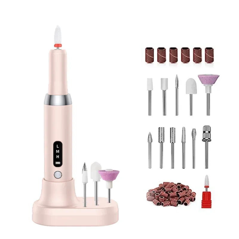 Electric Nail Polisher Drill Bits Professional Nails Grinding Polishing Dead Skin Removal Art Sanding File Pen Manicure Machine