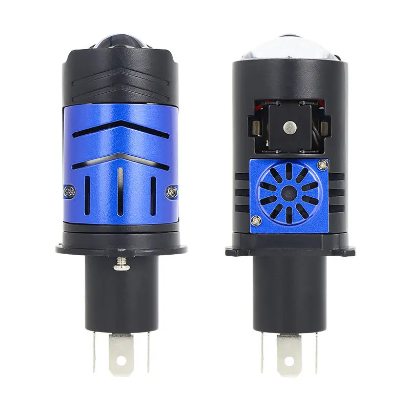 

2Pcs 140W H4 LED Mini Projector Lens 6500K High Low Beam H4 Solenoid Turbo Fan Auto Headlamp Super Bright 12V For Car/Motorcycle