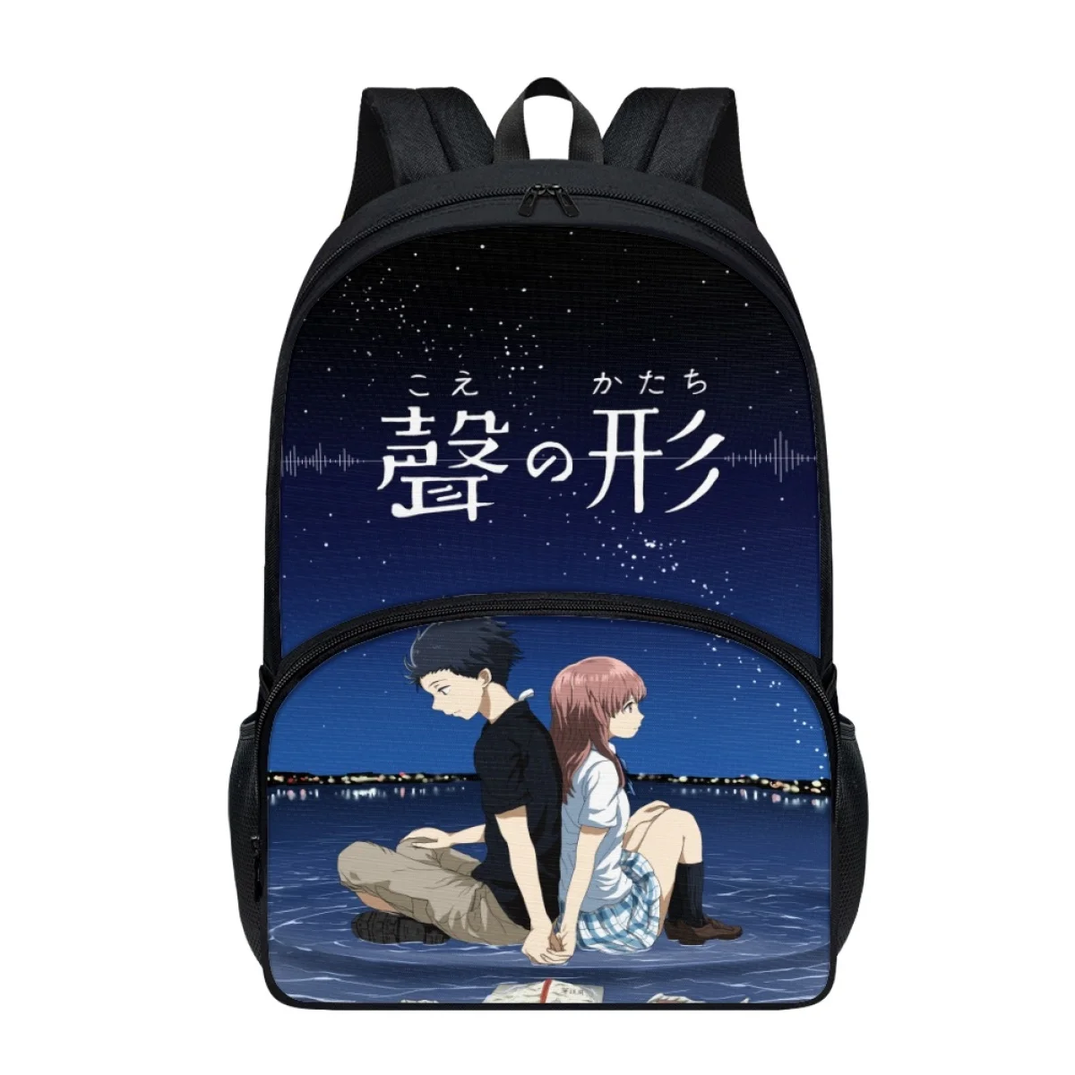 

FORUDESIGNS A Silent Voice Anime Zipper School Backpacks Practical Convenient for Students Schoolbags Class Book Bag Escolar