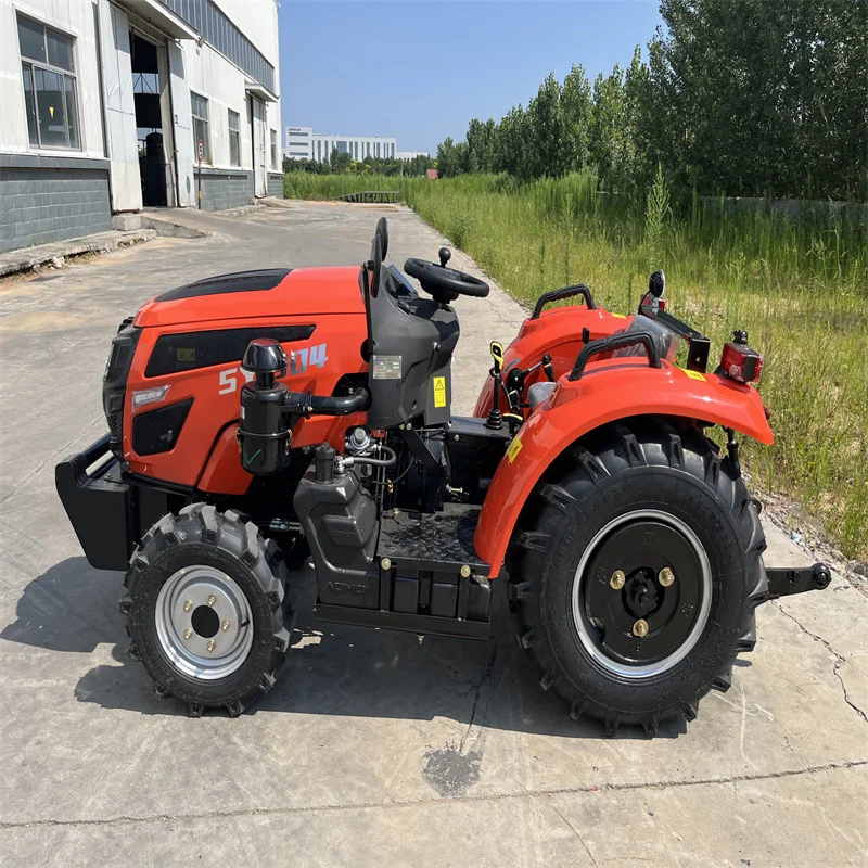 SYNBON-Mini equipo agrícola 4WD, Tractor de jardín para enmarcar