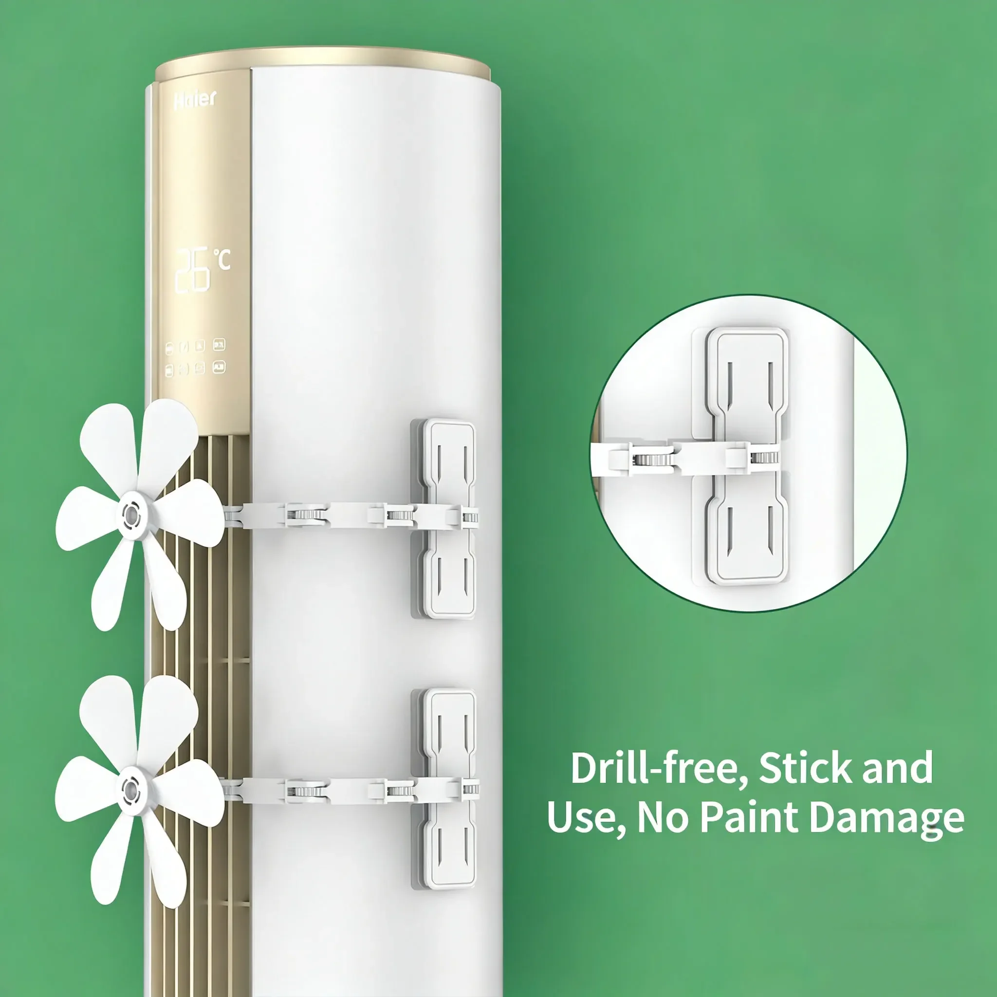 4pcs/Windshield direct-blow prevention cabinet cylindrical vertical air conditioners as well air deflector conditioners cover