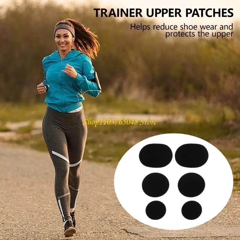 

R53E Self-adhesive Footwear Repair Quick Repair Shoes Tool Sneaker Hole Uppers Repair Sticker Sneaker Mesh Shoes Hole Repair