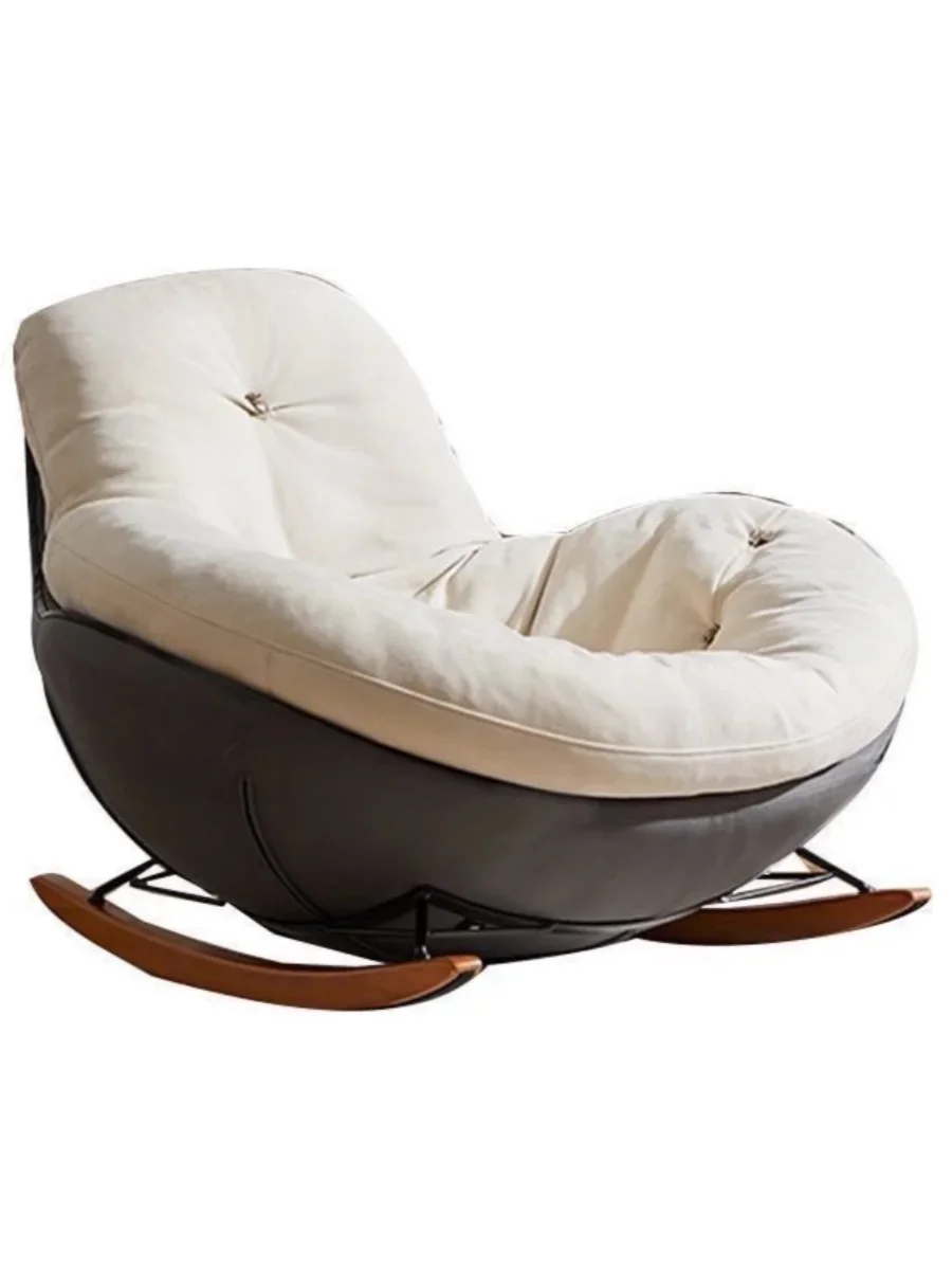 

Светлое роскошное кресло-качалка в виде пингвина для гостиной, кресло для отдыха, простой современный домашний балкон, кресло для отдыха