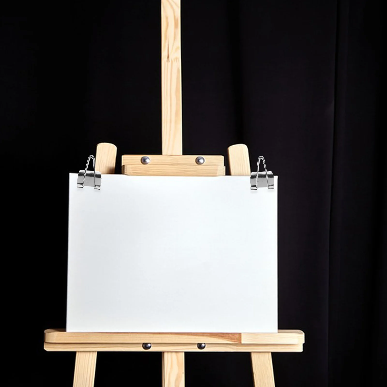 

2Pcs Canvas Clips Stainless Steel Clamp for Painting Versatile Compatible with Different Sizes Canvas Clips Artist Art Clamps