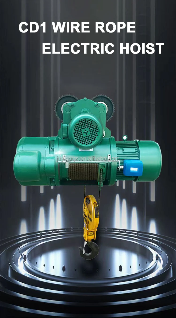 معدات الرفع الثقيلة رافعة حبل الأسلاك الكهربائية 220 فولت Cd1 رافعة حبل الأسلاك الكهربائية