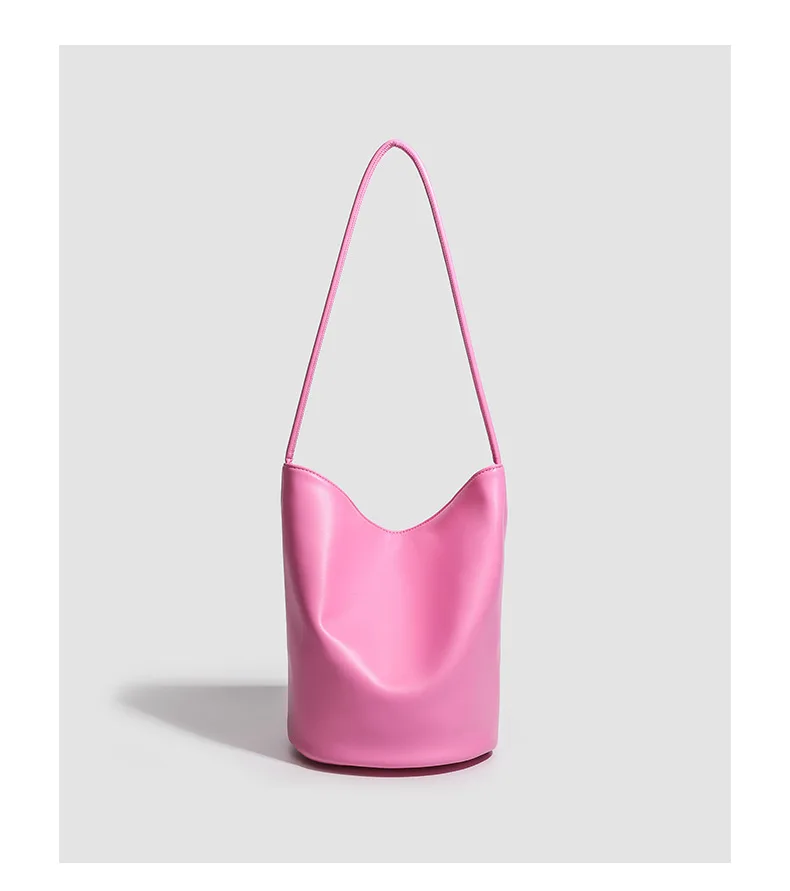 

Women Fashion Shopping Bag Street Casual Commuter Bag Ladies Tote Bag Barbie Powder Pink Crossbody Bag Shoulder Women's Bag