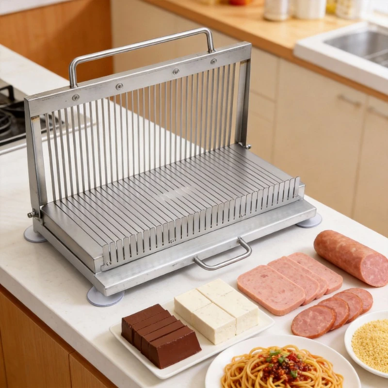 Cortador de 30 Cuchillas para Hot Pot, para Tofu de Sangre de Pato, Embutidos, Jamón, Salchichas, Millet, Fideos Fríos Picantes