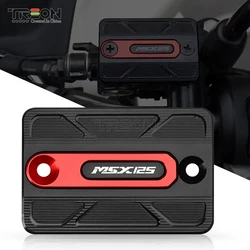 For Honda MSX125 Grom 2013-2021 2022 2023 2024 Motorcycle CNC Front Brake Fluid Reservoir Cover Oil Filler Cap