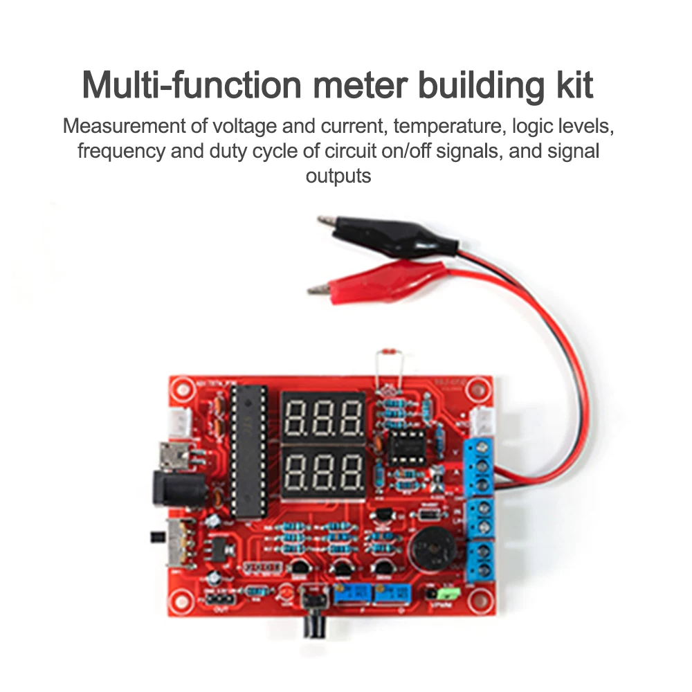 

Logic Level Current Signal Frequency Temperature Tester PWM Signal Generator DIY Kits 5V Multifunctional Instrument Electronic