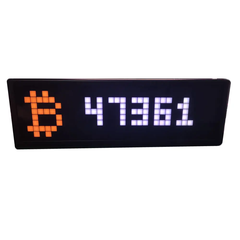 

Bitcoin digital currency market display cryptocurrency real-time price display desktop decoration WIFI connect BTC ETH DOGE FIL