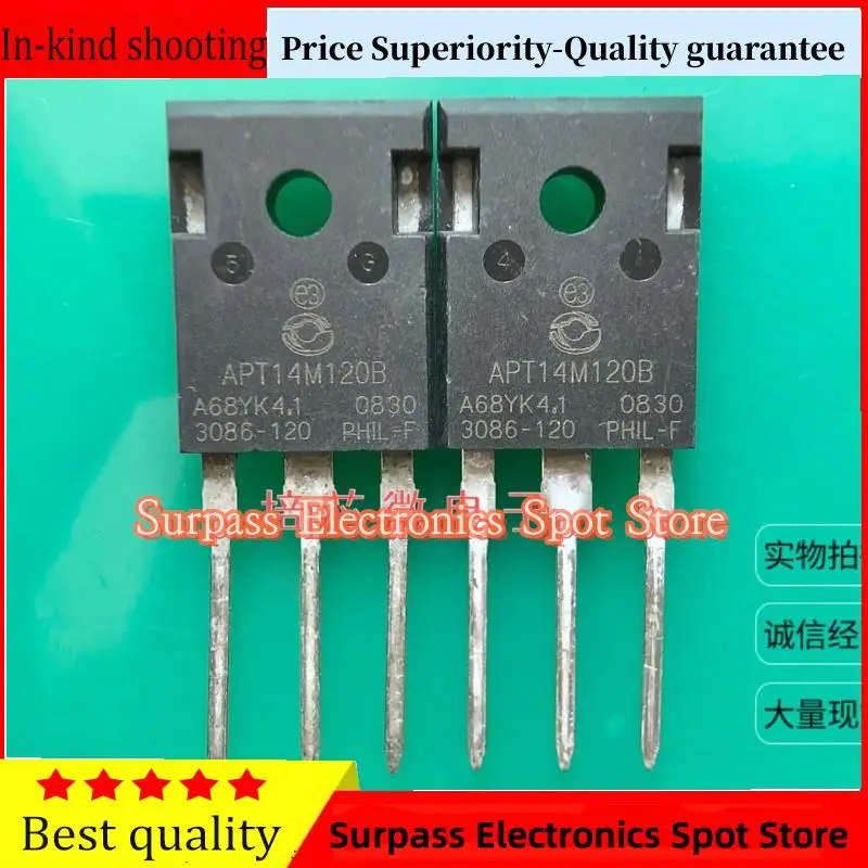 

10PCS-100PCS APT14M120B MOS TO-247 1200V 14A Price Superiority-Quality guarantee