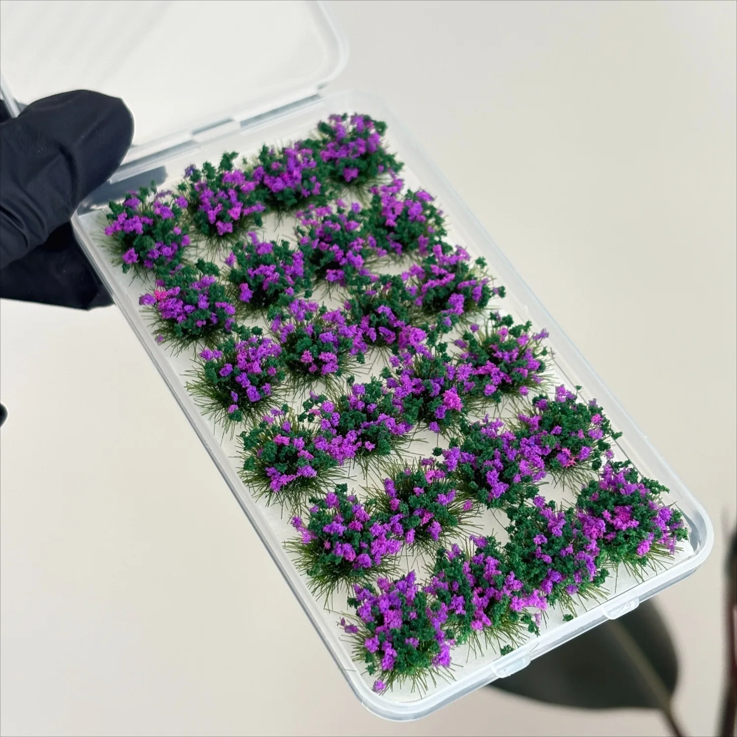 24 peças de panos de grama realistas em miniatura, mini panos de grama, adequados para vários micro paisagens, jardim de fadas, decoração diy