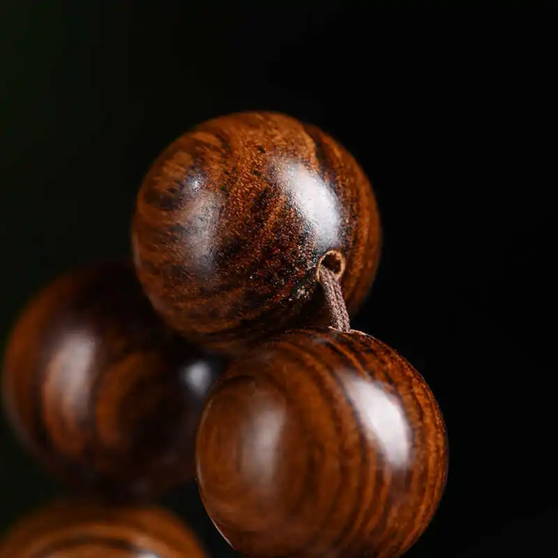 Black Rosewood Wooden Buddhist Bead Bracelet Men And Women, Decorative Jewelry Personal Enjoyment