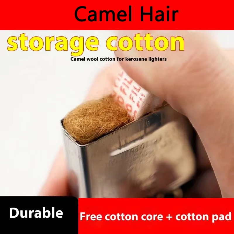 3 Packs/Lot  Oil-Storage Camel Wool Cotton Wicks Felt For Petrol Fuel Oil Delivery Continuous Strong Fire Stable