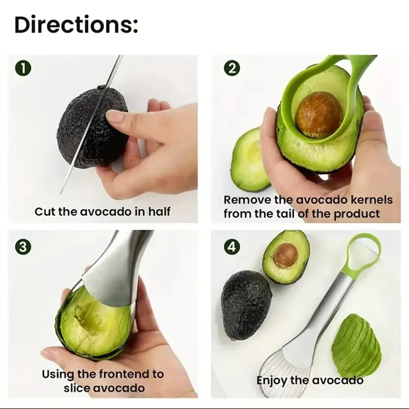 Avocado Slicer 2 In 1 Stainles - đánh giá và giá Avocado Slicer Tool