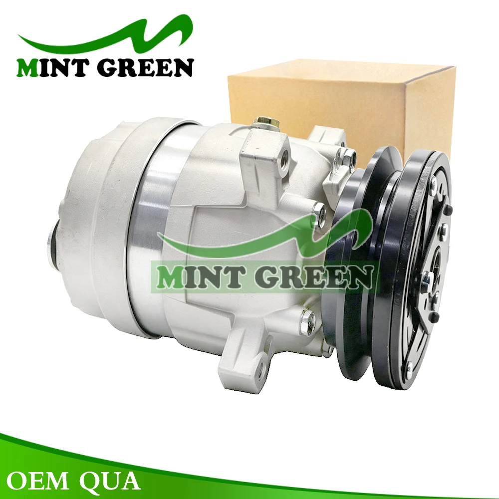 AC Compressor & AC Clutch For TYM / Kioti / Mahindra Tractor V5 16608303201 T4520-50051 T5980-87291 5110394 5110511 1 Grooves