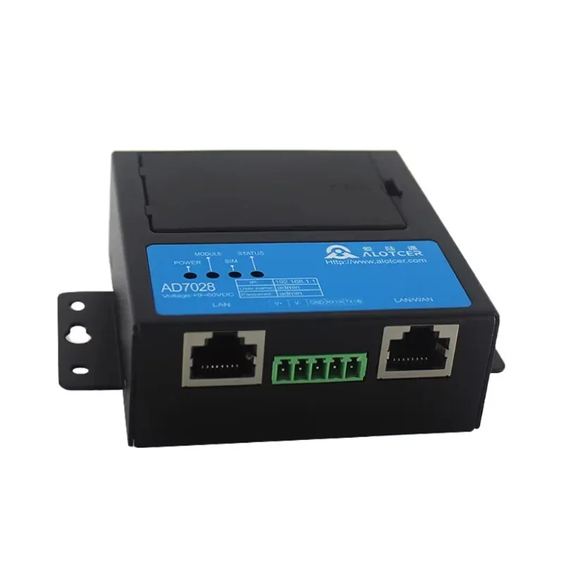 Alotcer ModBusRTU/TCP GPS VPN Router przemysłowy Outdoor AD7028D Obsługa Python i C++