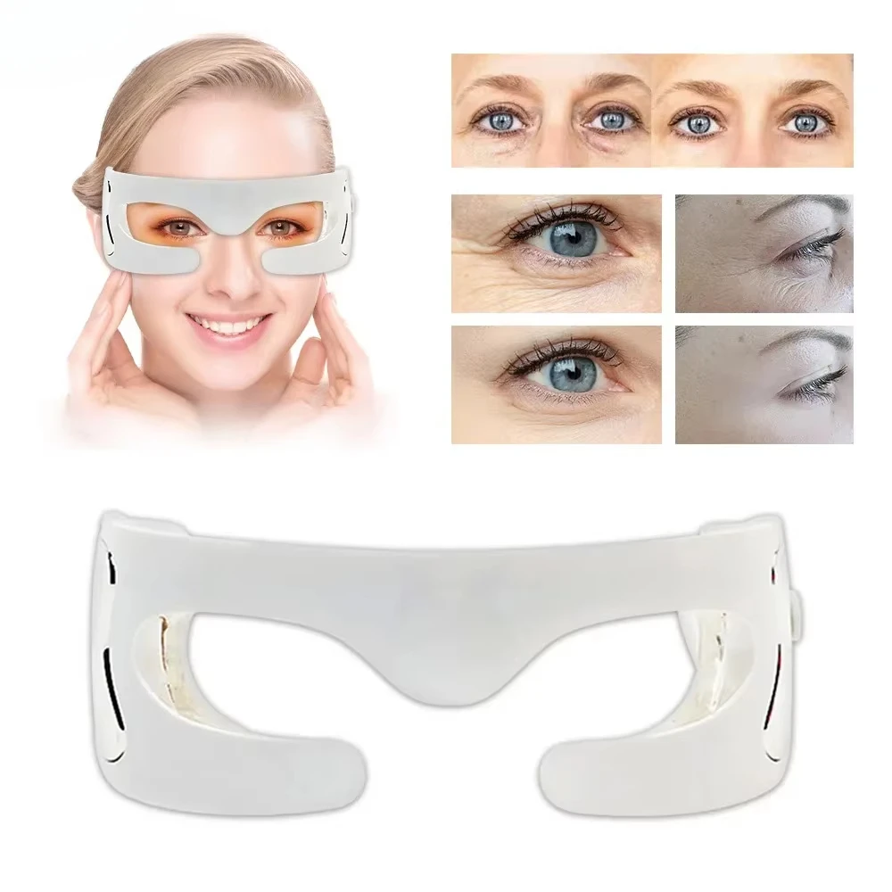 EMS Eye Relax Massager Anti Wrinkle Hot Eye Massage Anti Aging Eye Dark Circles Skin Tightening Beauty Device Anti Aging Care