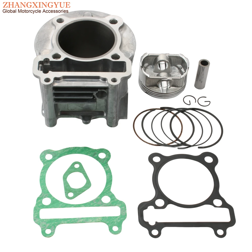 66 mm YW125 Bws125 Zuma125 Mio125 Zestaw cylindrów z dużą otworem do Yamaha Cygnus 125 X Flame-X GTR YW Bws Zuma 125cc Upgrade 200cc 4V 4T