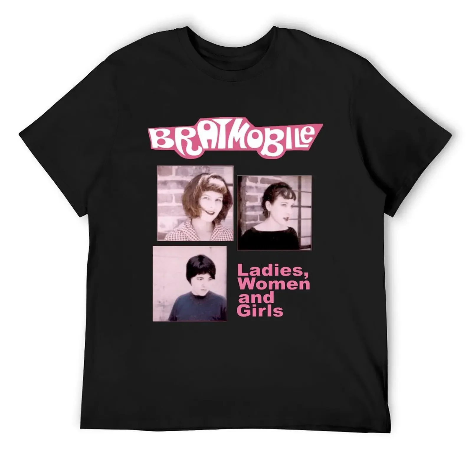 

BRATMOBILE BAND T-Shirt graphic tee shirt oversized graphic tee T-shirts man summer tops designer t shirt men