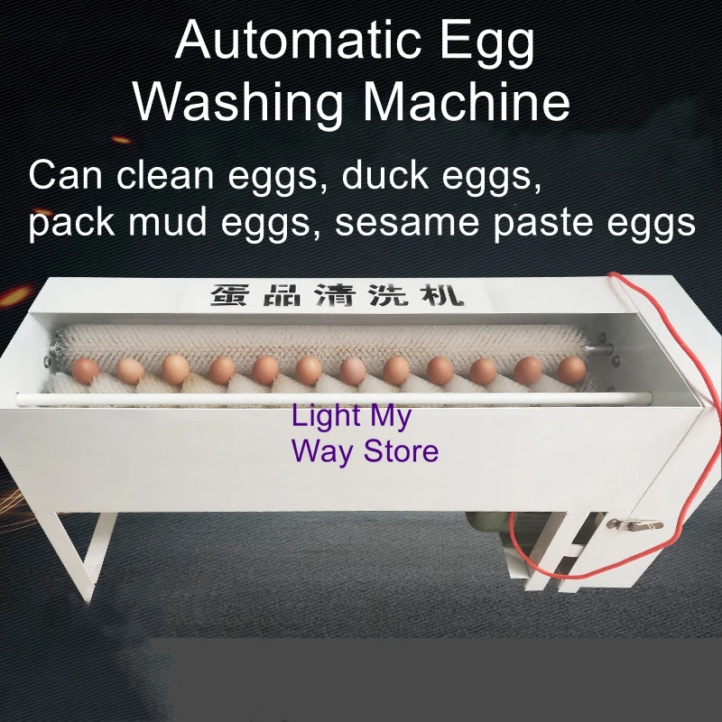 New Egg Washing Machine Egg Duck Egg Goose Egg Cleaning Machine Fully Automatic Stainless Steel Egg Washing Machine