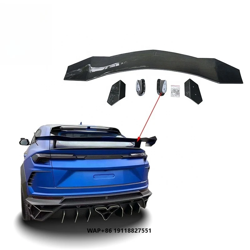 

Dry Carbon Fiber MSY Style Rear Spoiler for URUS High Tail Wing Auto Parts