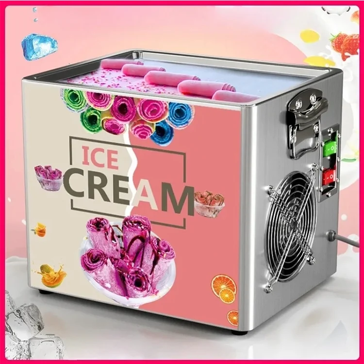 Fried Roll Ice Cream Making Machine Thailand Fried Ice Cream Roll Machine Ice Cream Machine Yogurt For Sale